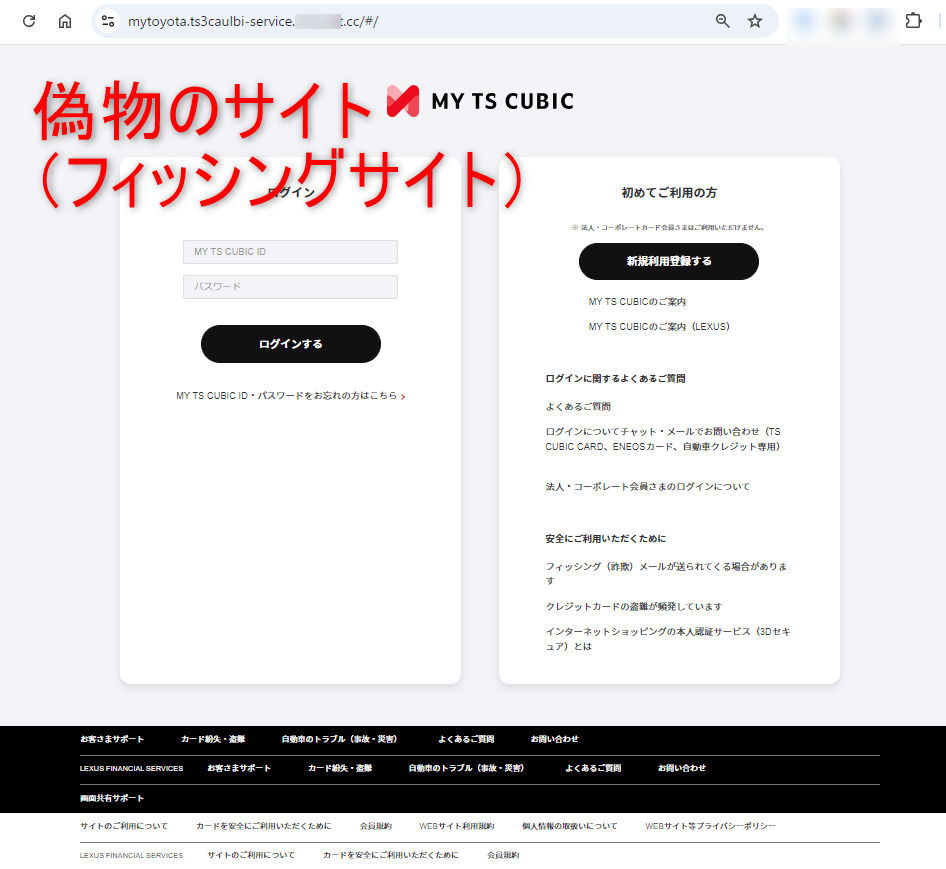 フィッシングサイト比較